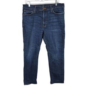 Mens J. Crew Athletic Fit Flex Blue Denim Jeans Cotton Blend Stretch Size 34X30